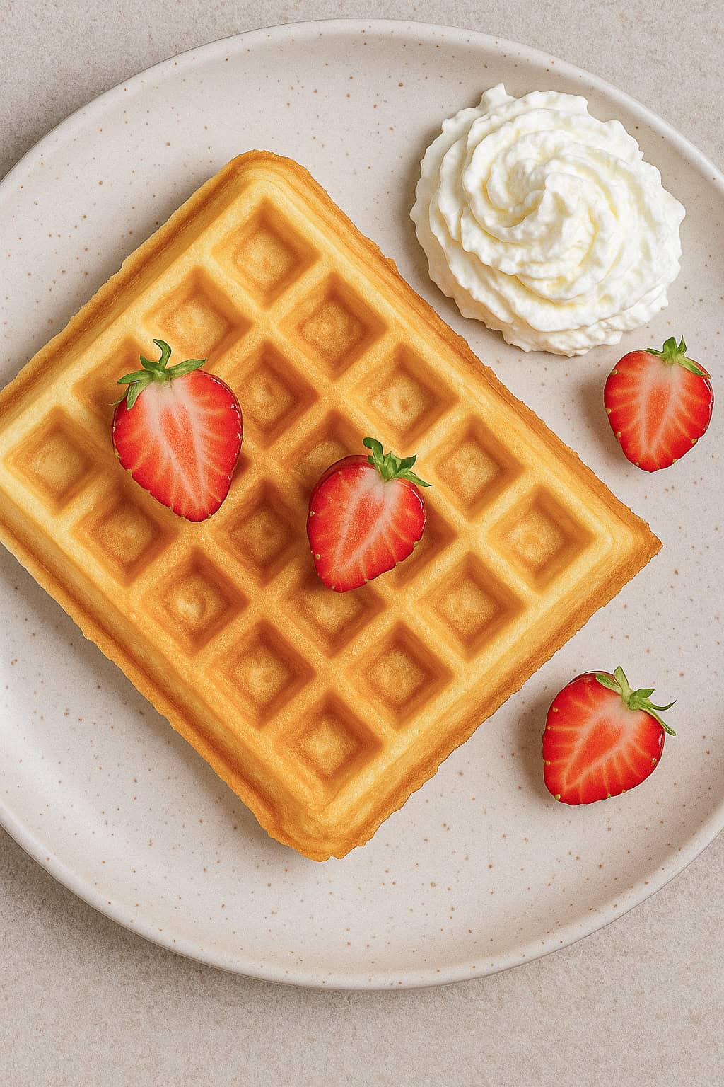 Proteinpulver Waffeln (3 Zutaten)